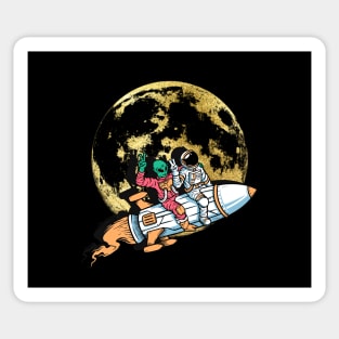 Back to the moon Sticker